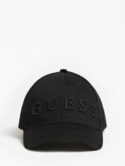 GUESS VĪRIEŠU CEPURĒTE AM8917 POL01*01, melns 7624302733782 цена и информация | Мужские шарфы, шапки, перчатки | 220.lv