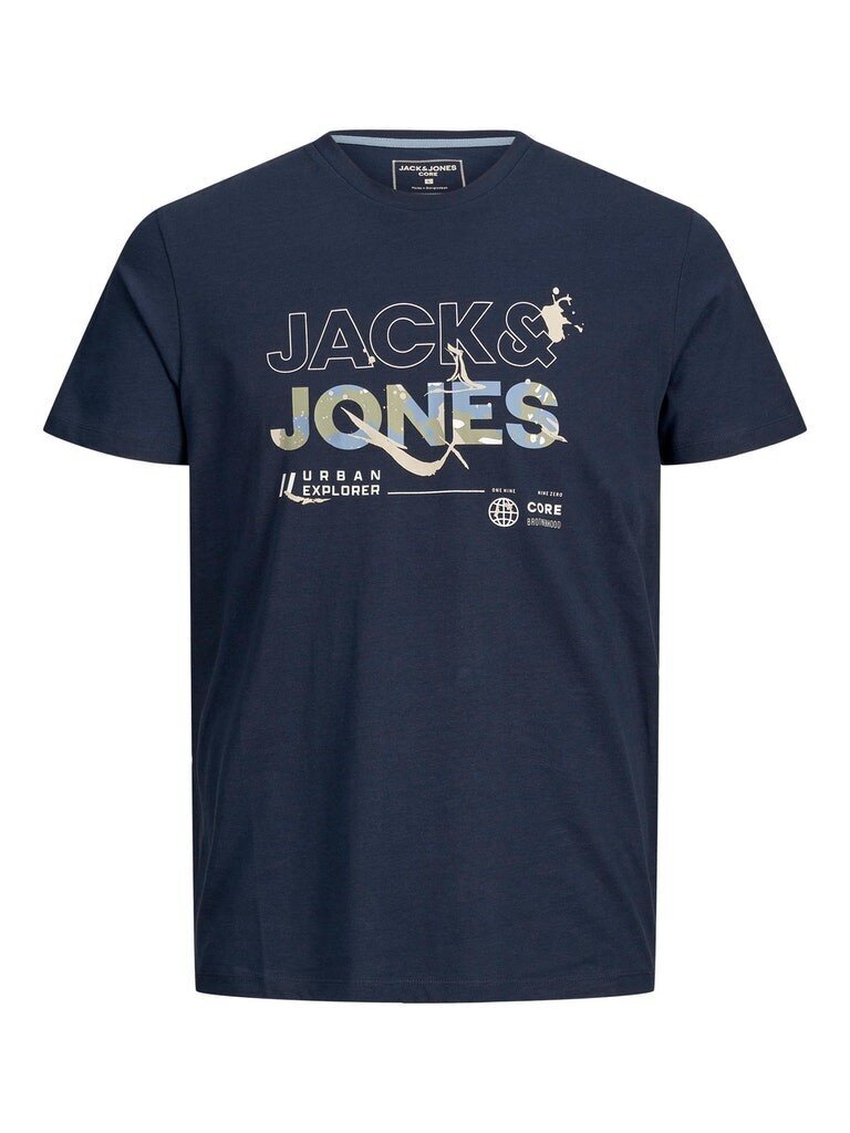 JACK & JONES BĒRNU T-KREKLS 12206162*02, tumši zils 5715217249511 cena un informācija | Zēnu krekli | 220.lv