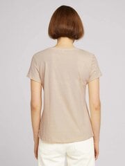 Женская футболка Tom Tailor 1031478*22515, натурально-белая 4064606769576 цена и информация | Женские футболки | 220.lv