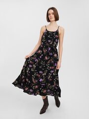 Платье VERO MODA 10263291*01, черное/лиловое 5715221179477 цена и информация | Платья | 220.lv