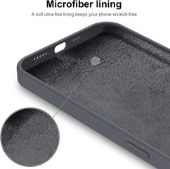 Силиконовый чехол SoundBerry для Apple iPhone 13 (real liquide silicone), space grey + защита из закаленного стекла Superior 5D цена и информация | Чехлы для телефонов | 220.lv