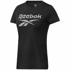 Sieviešu Krekls ar Īsām Piedurknēm Reebok Workout Ready Supremium Melns S6435879 cena un informācija | Sporta apģērbs sievietēm | 220.lv