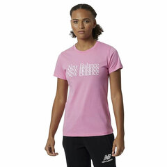Sieviešu Krekls ar Īsām Piedurknēm New Balance Essentials Celebrate Rozā S6441350 cena un informācija | Sporta apģērbs sievietēm | 220.lv