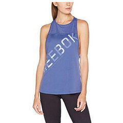 Īsais Sieviešu Tops Reebok Wor Graphic Mesh Tank: Krāsa - Zils cena un informācija | T-krekli sievietēm | 220.lv