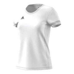 Sieviešu Krekls ar Īsām Piedurknēm Adidas T19 SS JSY W DW6887 Balts cena un informācija | T-krekli sievietēm | 220.lv