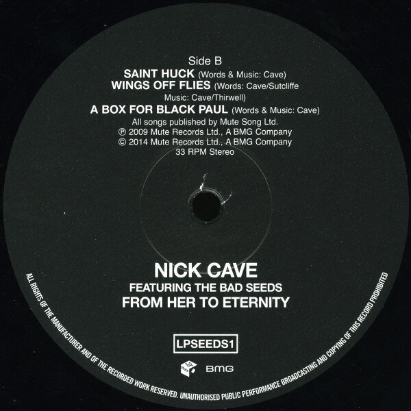 Nick Cave & The Bad Seeds - From Her To Eternity, Remastered, LP, vinila plate, 12" vinyl record cena un informācija | Vinila plates, CD, DVD | 220.lv