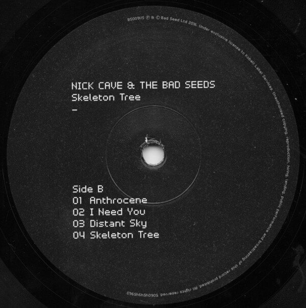 Виниловая Пластинка Nick Cave & The Bad Seeds - Skeleton Tree, LP.