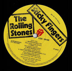 The Rolling Stones - Sticky Fingers, LP, 180g, vinila plate, 12" vinyl record cena un informācija | Vinila plates, CD, DVD | 220.lv