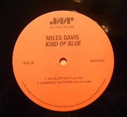 Miles Davis - Kind Of Blue, LP, vinila plate, 12" vinyl record cena un informācija | Vinila plates, CD, DVD | 220.lv
