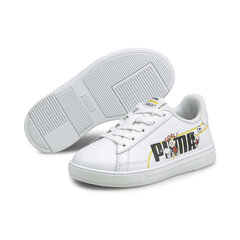 Brīvā laika apavi meitenēm Puma Peanuts Serve Pro PS Puma White-Puma - 38093701, baltas krāsas cena un informācija | Sporta apavi bērniem | 220.lv