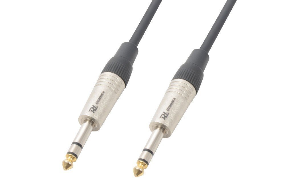 PD-Connex CX80-3 kabelis 6,3 stereo- 6,3 stereo 3,0 m cena un informācija | Kabeļi un vadi | 220.lv