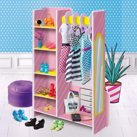 Lisciani Rotaļu komplekts "Barbie Fashion Boutique" ar lelli, 4+ cena un informācija | Rotaļlietas meitenēm | 220.lv