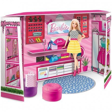 Lisciani Rotaļu komplekts "Barbie Fashion Boutique" ar lelli, 4+ cena un informācija | Rotaļlietas meitenēm | 220.lv