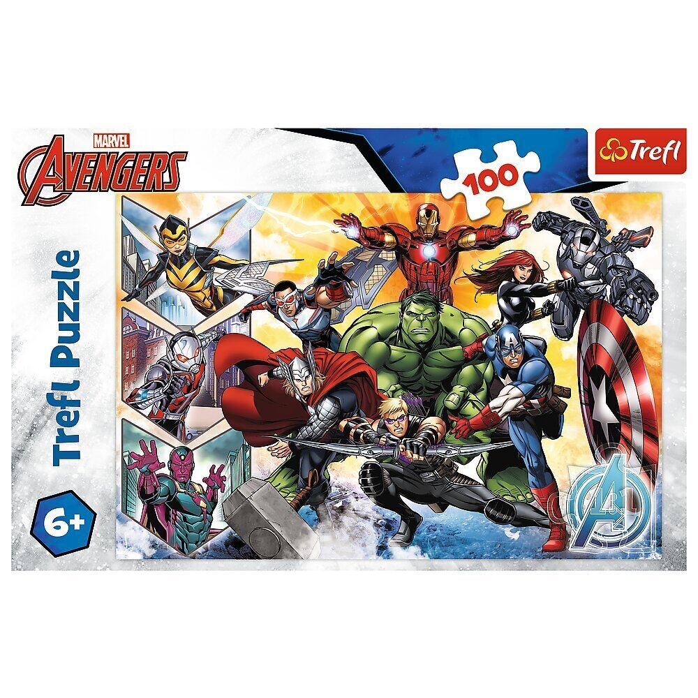 Puzle Trefl Atriebēji (Avengers), 100 d. cena un informācija | Puzles, 3D puzles | 220.lv