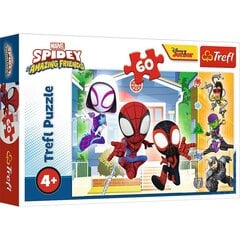 Pizle Trefl Zirnekļcilvēks Spidey, 60 d. цена и информация | Пазлы | 220.lv