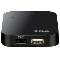 D-LINK DUB-H4 4-портовый концентратор USB 2.0 цена и информация | Адаптеры и USB разветвители | 220.lv