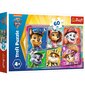 Pužļu komplekts Trefl Ķepu Patruļa (Paw Patrol), 60 d. cena un informācija | Puzles, 3D puzles | 220.lv