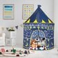 Bērnu telts-pils, zila цена и информация | Bērnu rotaļu laukumi, mājiņas | 220.lv