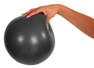 Мяч для пилатеса Mambo Max Pilates Soft-Over-Ball, 18 см, черный цена и информация | Гимнастические мячи | 220.lv