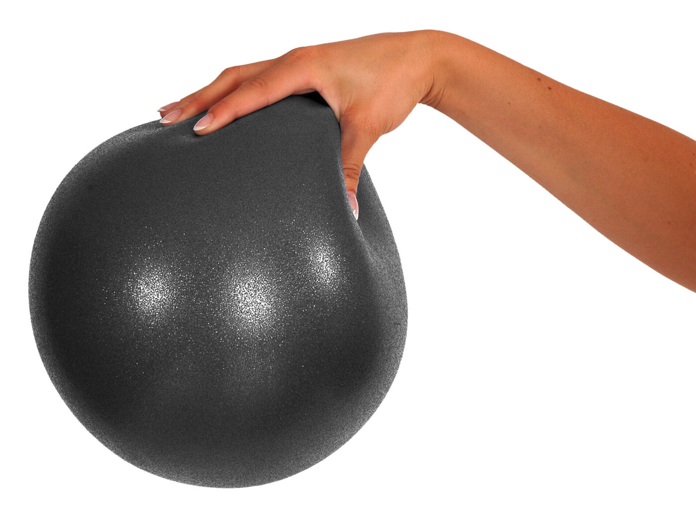 Pilates bumba Mambo Max Pilates Soft-Over-Ball, 18 cm, melna цена и информация | Vingrošanas bumbas | 220.lv