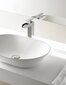 Bathco ovāla izlietne NEW TOULOUSE 590x420x140mm cena un informācija | Izlietnes | 220.lv