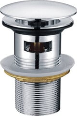 Донный клапан для раковины с переливом Click-Clack цена и информация | Фильтры для воды | 220.lv
