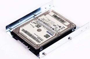 Gembird Metāla montāžas rāmis 2,5'' SSD diskam uz 3,5'' nodalījumu (MF321) cena un informācija | Komponentu piederumi | 220.lv