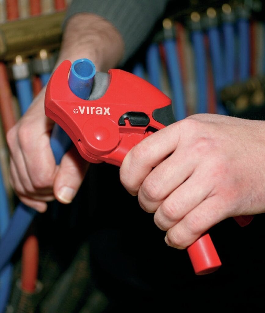 Plastmasas cauruļu griezējs VIRAX PC 32 cena un informācija | Rokas instrumenti | 220.lv