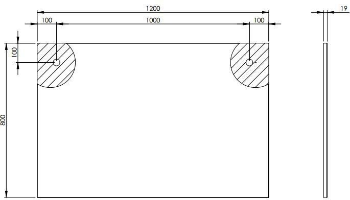 Elita spogulis SOTE 120x80cm cena un informācija | Spoguļi | 220.lv