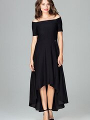 Женское коктейльное платье Lenitif, черное цена и информация | Платья | 220.lv