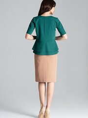 Женская юбка Lenitif 130966, коричневатая цена и информация | Leather mini skirt xl | 220.lv