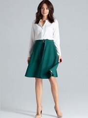 Женская юбка Lenitif 133237, зеленая цена и информация | Leather mini skirt xl | 220.lv