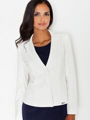 Пиджак женский Figl 43762, белый цена и информация | Женские пиджаки | 220.lv
