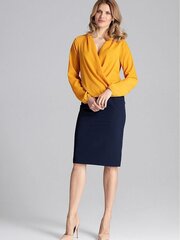 Женская блузка Figl M233, желтая цена и информация | Женские блузки, рубашки | 220.lv