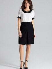 Женская блузка Lenitif, белая/черная цена и информация | Женские блузки, рубашки | 220.lv