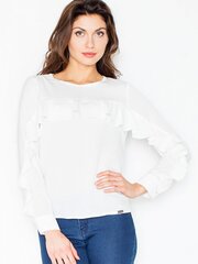 Женская блузка Figl 60190, белая цена и информация | Женские блузки, рубашки | 220.lv