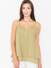 Блузка женская Figl 60703, зеленая цена и информация | Женские блузки, рубашки | 220.lv