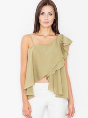 Блузка для женщин Figl 60711, зеленый цвет цена и информация | Женские блузки, рубашки | 220.lv