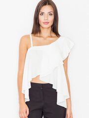 Блузка для женщин Figl 60712, белый цвет цена и информация | Женские блузки, рубашки | 220.lv