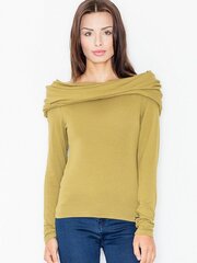 Блузка для женщин Figl 60718, зеленая цена и информация | Женские блузки, рубашки | 220.lv