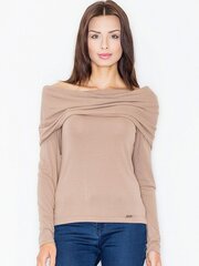 Блузка для женщин Figl 60722, коричневый цвет цена и информация | Женские блузки, рубашки | 220.lv