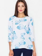 Блузка для женщин Figl 62967, белая цена и информация | Женские блузки, рубашки | 220.lv