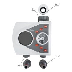 Таймер для полива с двумя выходами White Line цена и информация | Оборудование для полива | 220.lv