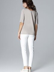 Женская блузка Lenitif 123564, коричневая цена и информация | Женские блузки, рубашки | 220.lv