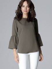 Женская блузка Lenitif 123818, зеленая цена и информация | Женские блузки, рубашки | 220.lv
