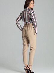 Женские брюки Lenitif 135887, коричневые цена и информация | Брюки | 220.lv