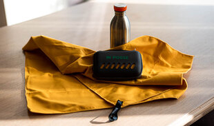 Mikrošķiedras dvielis InPosse apvalkā, 50 x 100 cm, oranžs цена и информация | Полотенца | 220.lv
