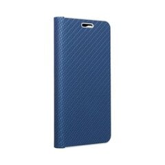 Samsung Galaxy A13 5G maciņš Luna Book Carbon, zils cena un informācija | Telefonu vāciņi, maciņi | 220.lv