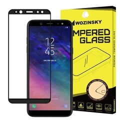 Wozinsky закаленное защитное стекло, подходит для Samsung Galaxy A6 2018, черное цена и информация | Защитные пленки для телефонов | 220.lv