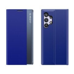 Telefona vāciņš Sleep Bookcase Type ar viedo logu priekš Samsung Galaxy A32 5G / A13 5G, zils cena un informācija | Telefonu vāciņi, maciņi | 220.lv